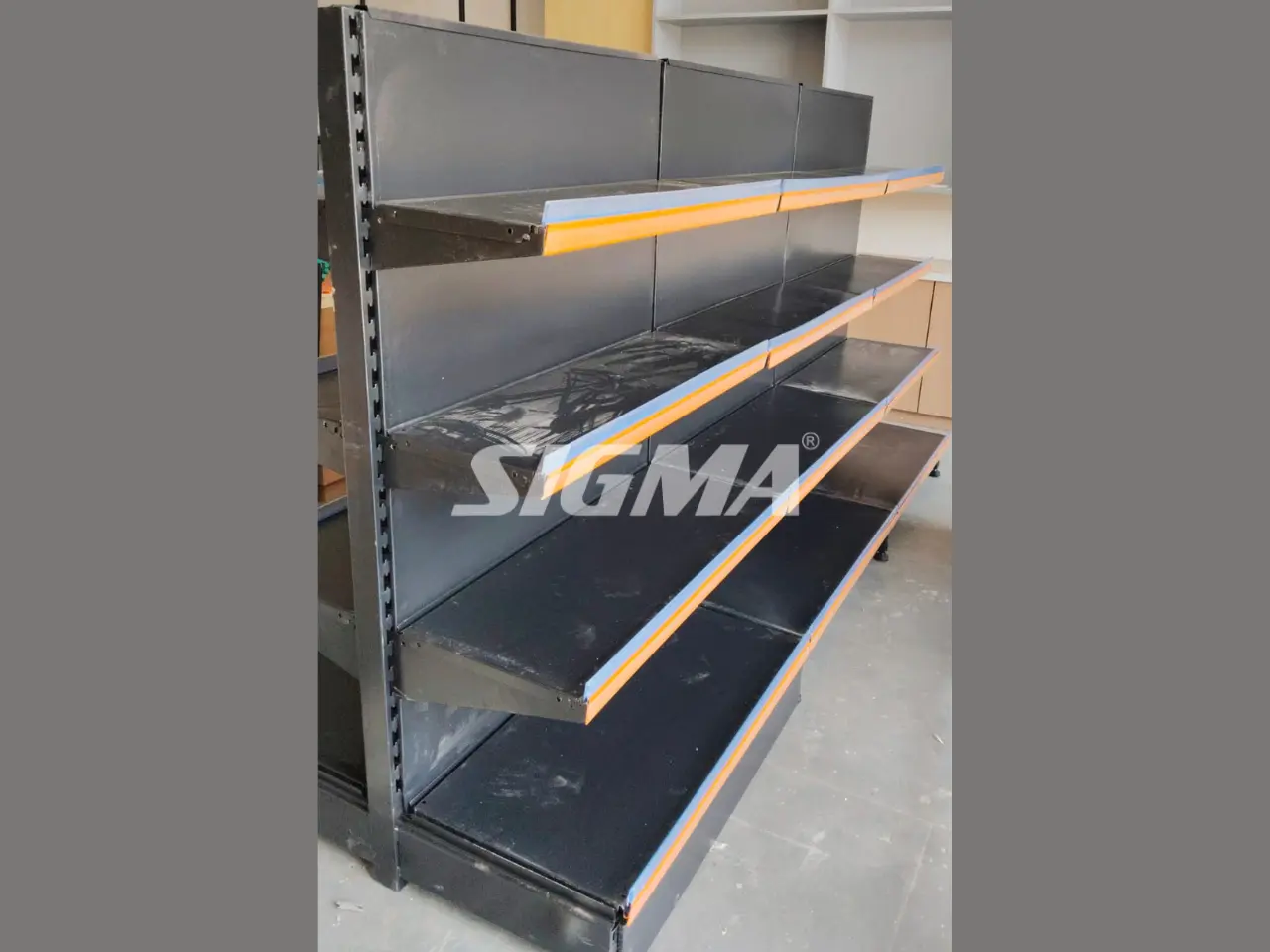 779284907_Black wooden display Racks Nasik.webp